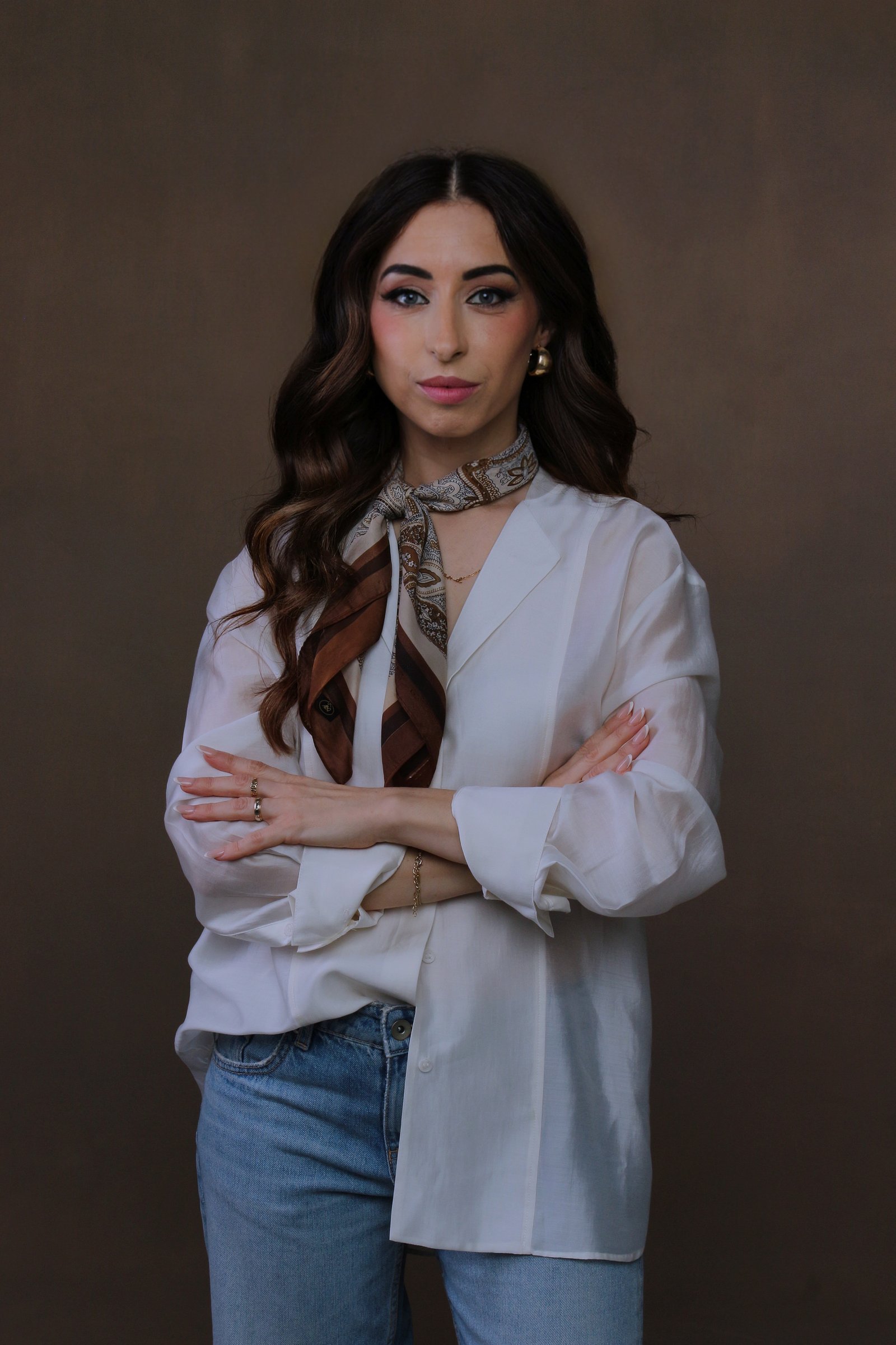 Noelia Rey con actitud segura y acogedora