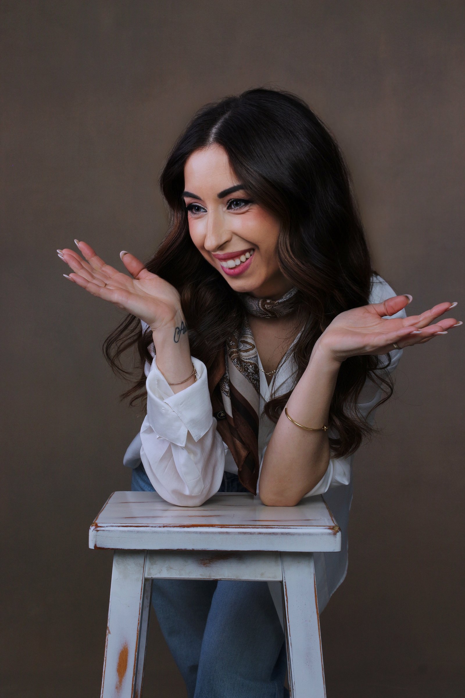 Noelia Rey sonriente